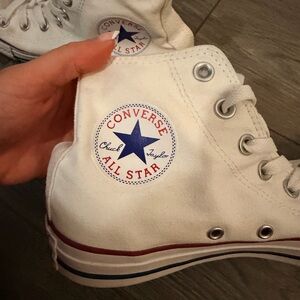 White high top converse